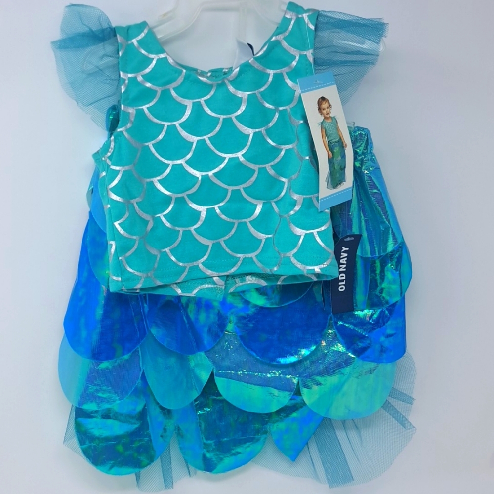 Old Navy New with tags 2pc Infant Mermaid Costume Size 0-6M & 6-12M Months
